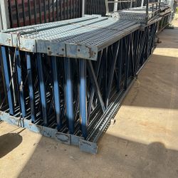 Pallet Rack Uprights - Teardrop Style