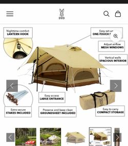 DOD camping tent