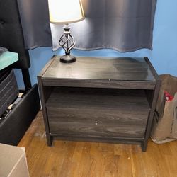 dresser, mirror and night stand