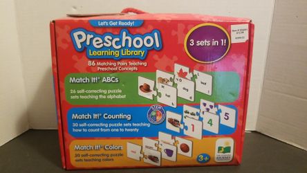 PRESCHOOL LEARNING LIBRARY .