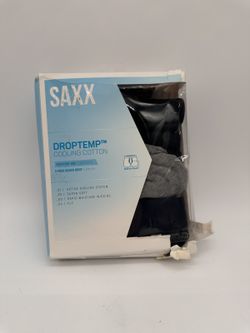 SAXX DropTemp Cooling Cotton Boxer Briefs 3-Pack S