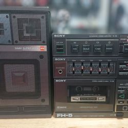 Vintage SONY FH 5 Cassette  Boombox (Not Whole Set)