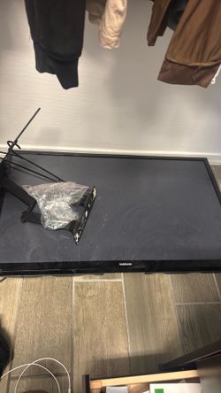 Samsung TV and stand