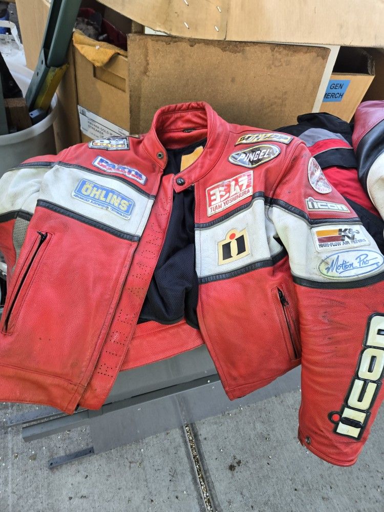 motorcycle leather jacket
