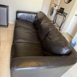 Leather Sofa 