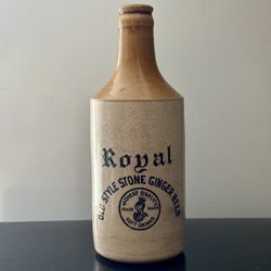 Antique 1910-20’s Stoneware Royal Ginger Beer