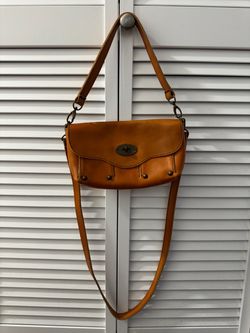 Ensoen Brown Crossbody Shoulder Bag Turn Lock Flap Gold Hardware Used few times only.