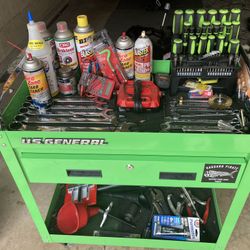 U.S. General tool cart and tool set
