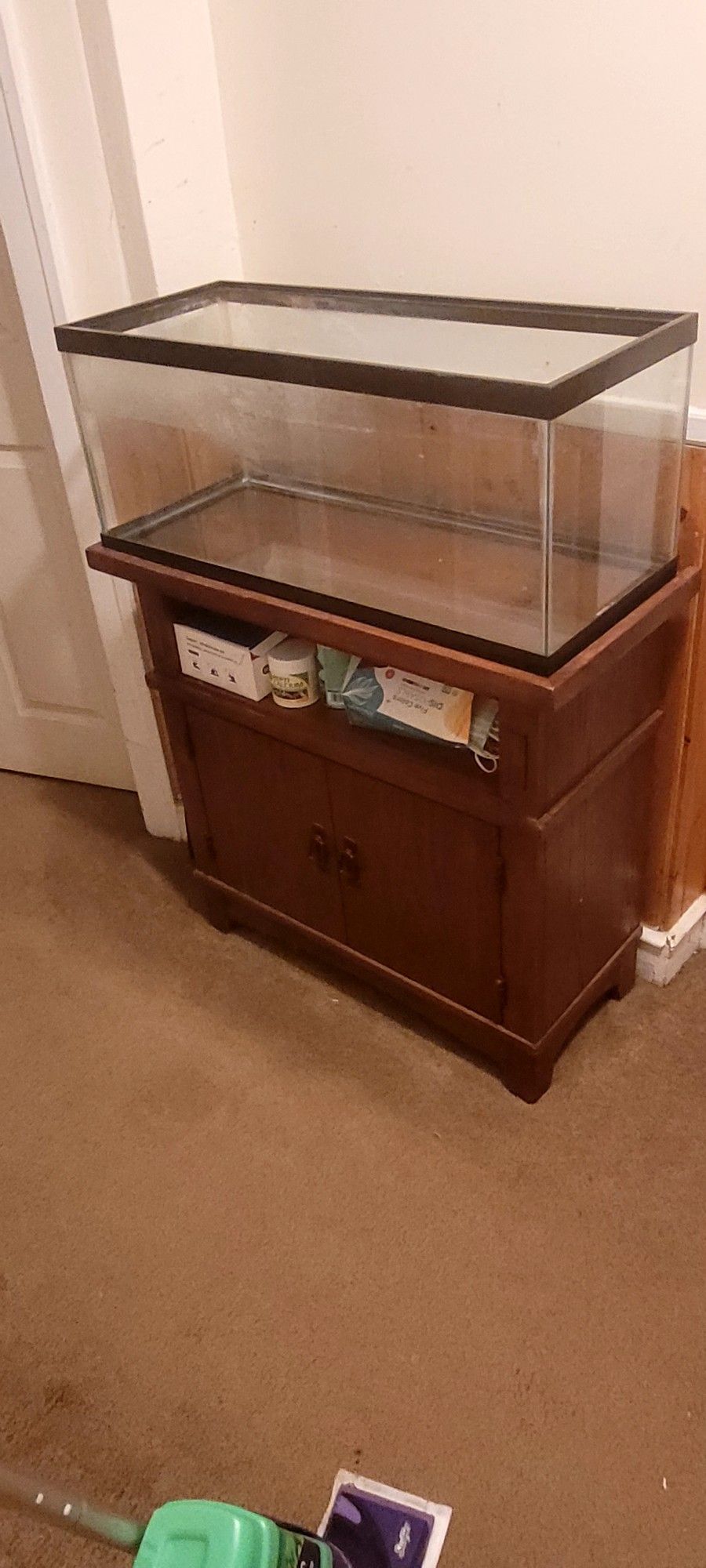 fish/turtle tank and stand 