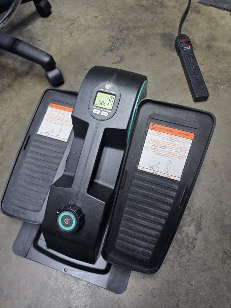 Cubii JR2, Under Desk Elliptical, Under Desk Bike Pedal Exerciser, Seated Elliptical, Work from Home Fitness