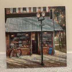 Wall Art Canvas Print  - Pastry Shop by Ruane Manning