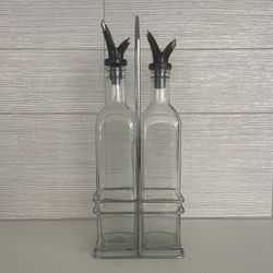 Olive Oil, Vinegar Bottles Set