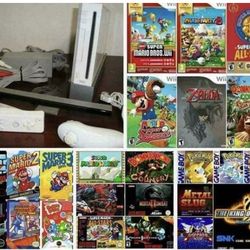 NINTENDO WII + 33 WII and GAMECUBE GAMES INCLUDED