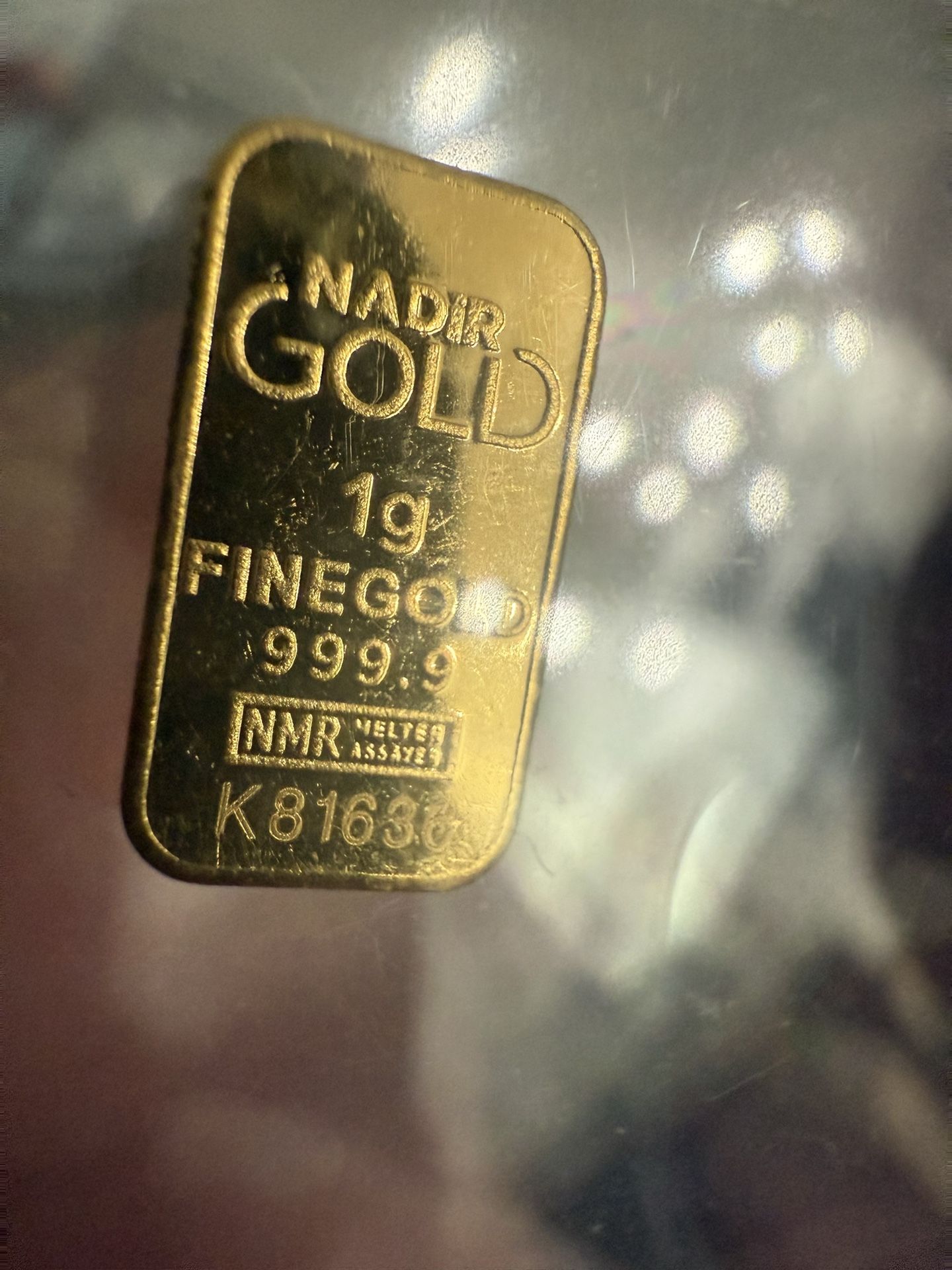 1 Gram Gold .9999 Fine