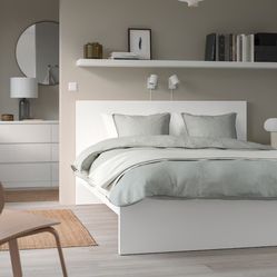 IKEA Bed Headboard and Frame