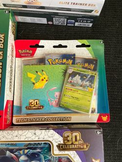 Pokémon TCG 30th Celebration Tech Sticker Collection