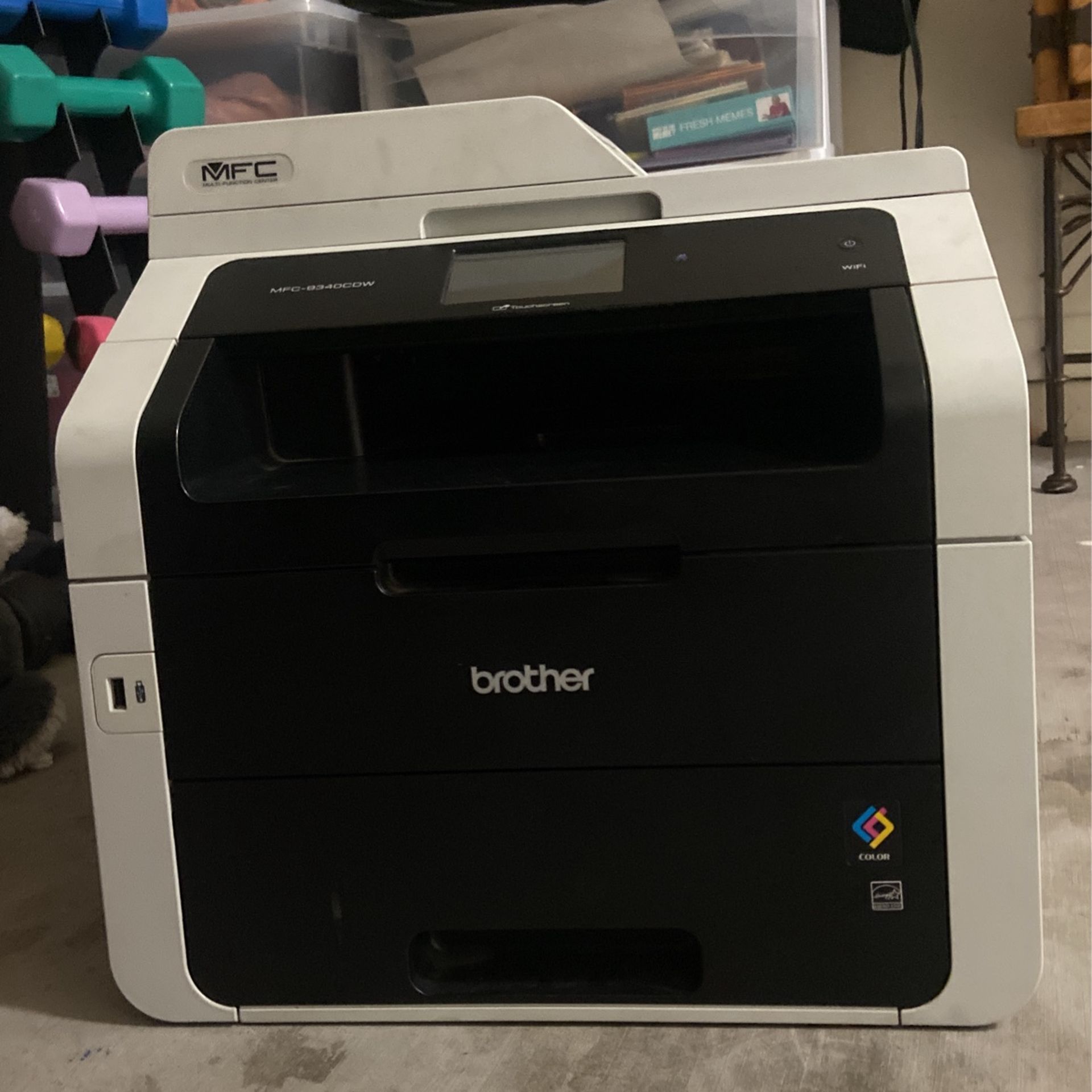 A4美品 カラー レーザー プリンター スキャナー複合機 MFC-9340CDW MFC