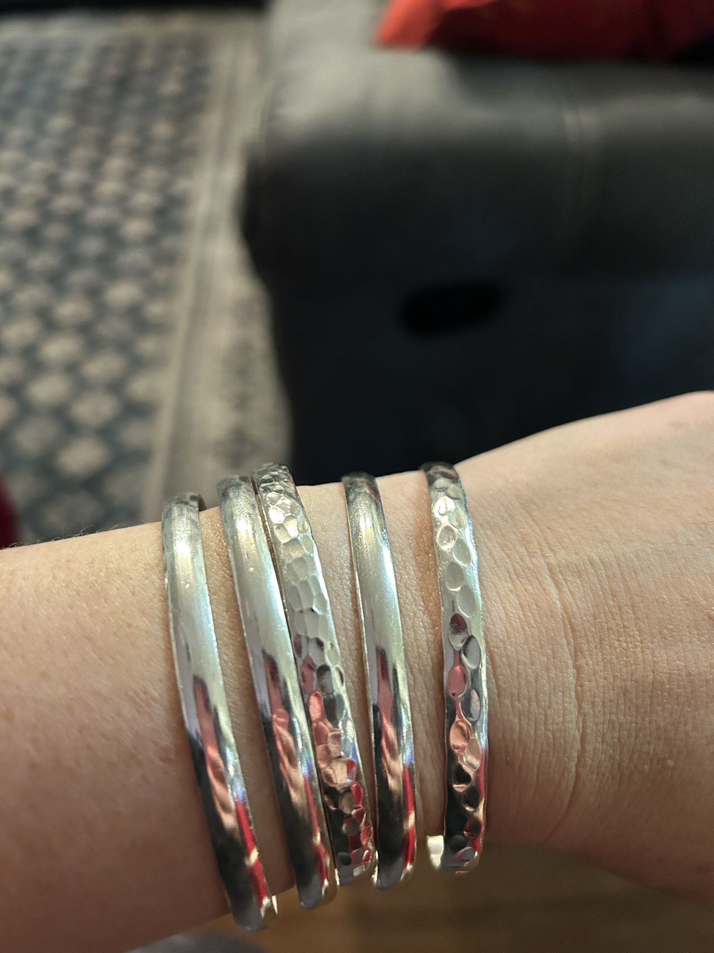 925 Sterling Silver Set Of 5 Pieces New