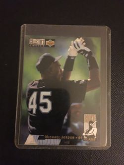 Michael Jordan baseball rookie card