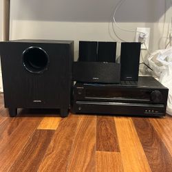 Onkyo HT-R391 5.1 Surround Sound System – Complete Setup