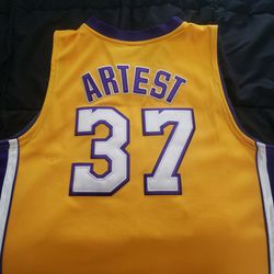 Ron Artest Size 54 Lakers Jersey