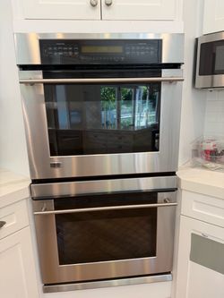 GE monogram double convection wall oven, 30”