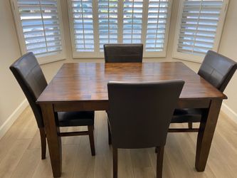 Table and 4 chairs