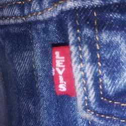 Vintage Medium Levi's Denim Jacket Big E Distressed.