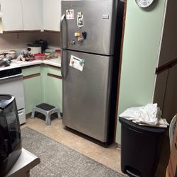 Stainless Steel Frigidaire Refrigerator 