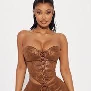 Skirt Set Suede New Size L Women