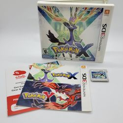 Pokemon X Nintendo 3DS Complete CIB 