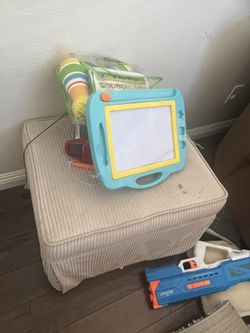 Free Toys And Small Ottoman