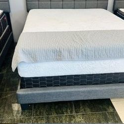 Classic Plush Mattress with Box Spring Included