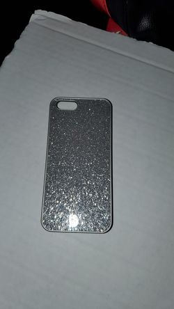 iPhone 5 silver case