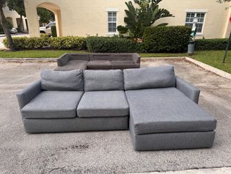 Modern Gray Sectional | Same-Day Delivery Available 🛻