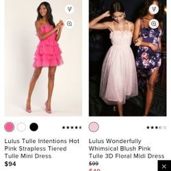 Pink Lulus Dress Small