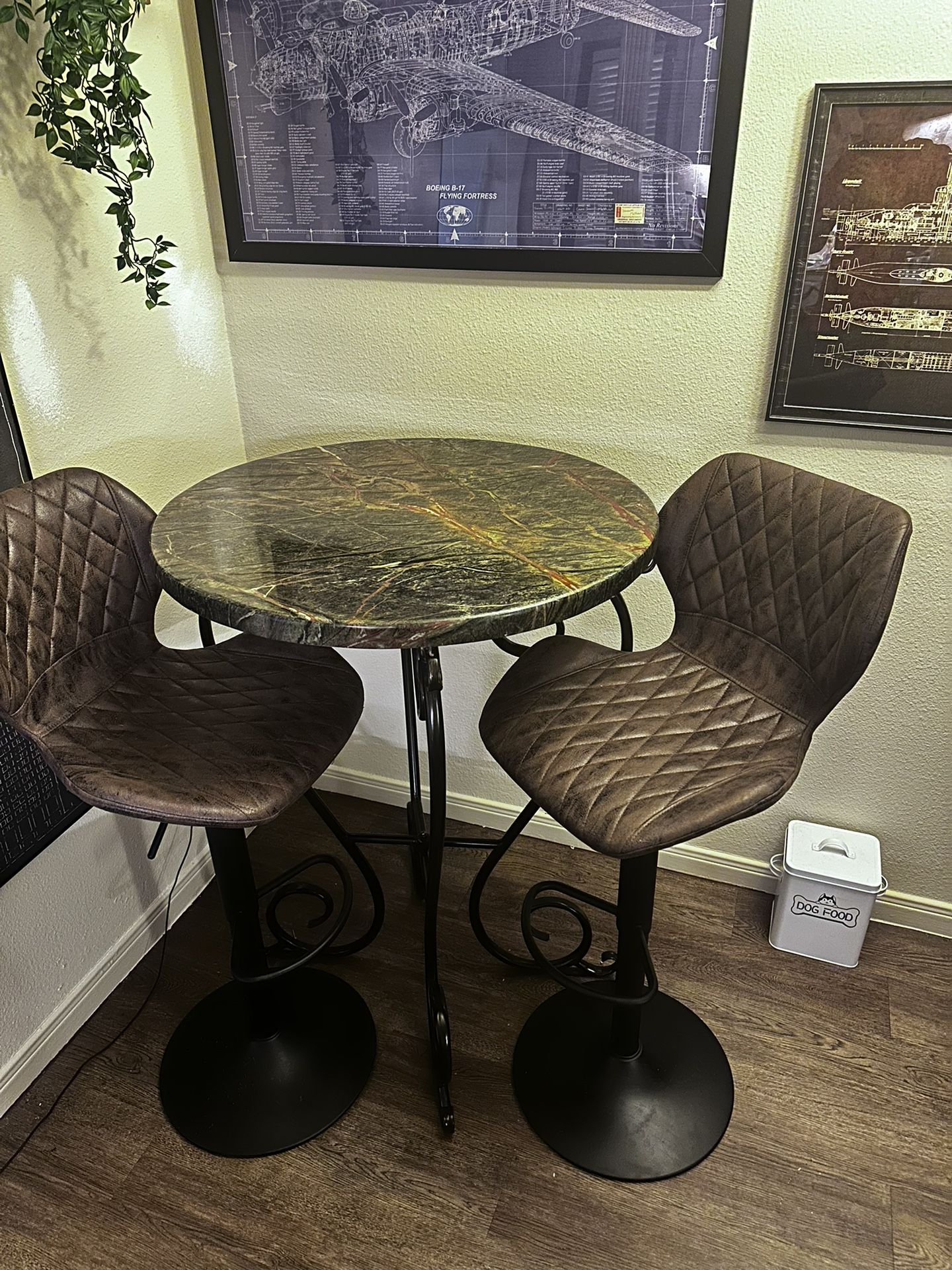 Tall Bistro Table W/ Chairs