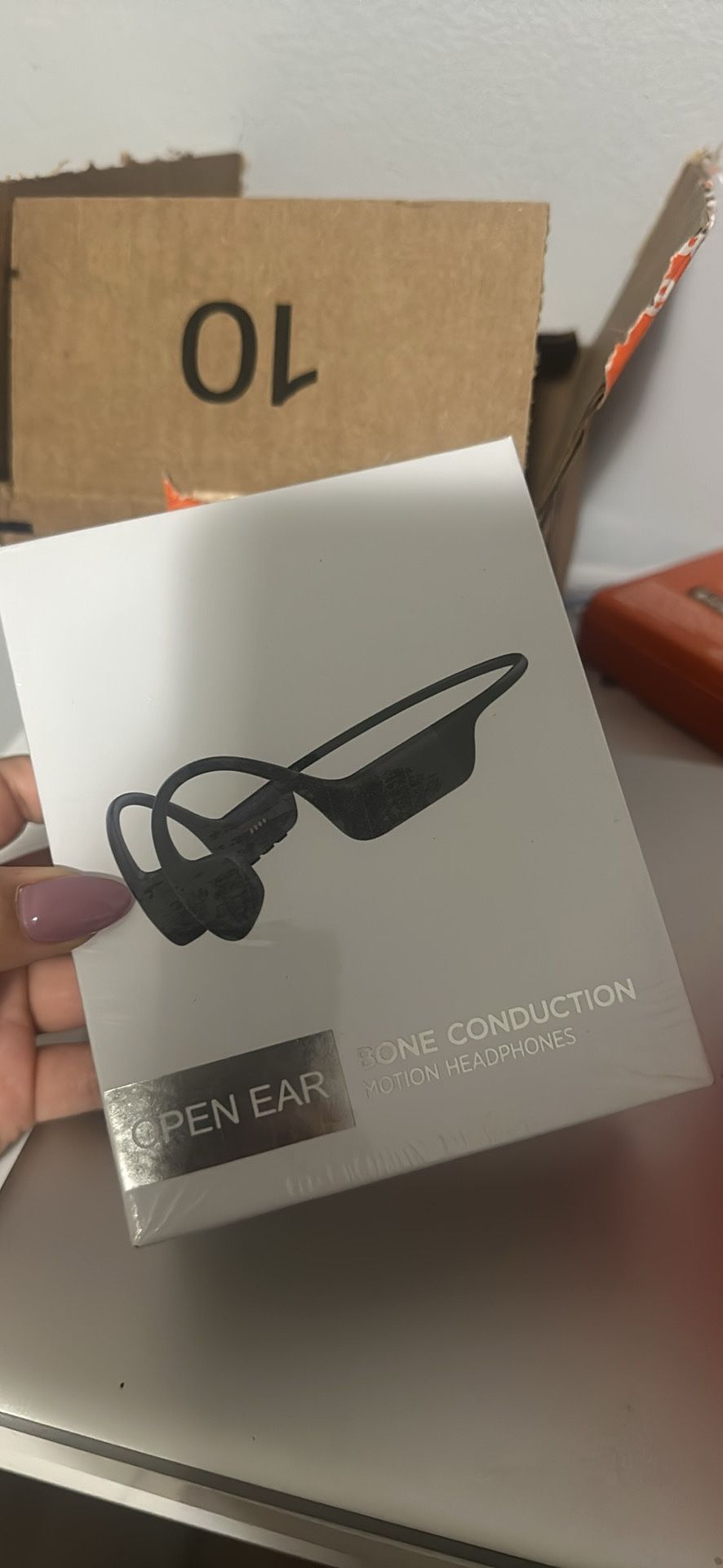 Headphones, IPX8 Waterproof Bluetooth 5.4 Open Ear Headphones with 32G MP3 Memory for Swimming, Running, Cycling - Swimming 