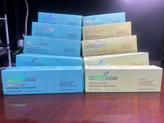 $6 each Cocofloss Cocoshine Whitening Toothpaste