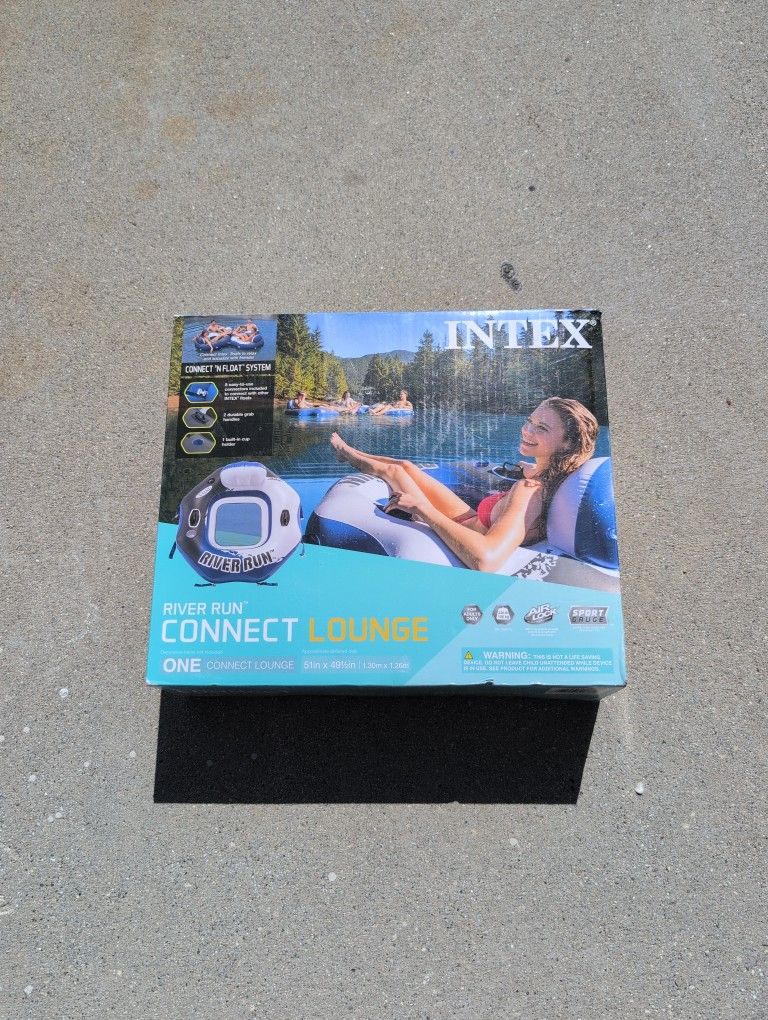 Intex River Run Connect Lounge Inflatable Float