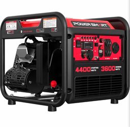 PowerSmart 4400-Watt Open Frame Inverter Generator Gas Powered, CO-Sensor, Lightweight & Quiet for Home Use and Emergency Backup, Camping, EPA Complia