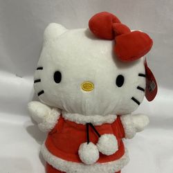 2022 holiday-themed Sanrio Hello Kitty plush toy