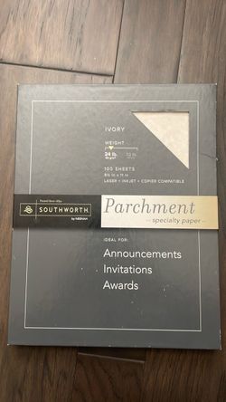 Parchment specialty paper 100 sheet