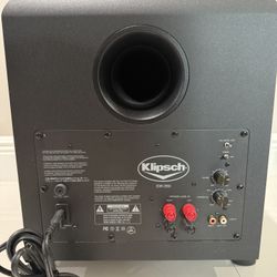 Klipsch Quintet 5 Speakers And Subwoofer 8” 350SW Audio Setup. 