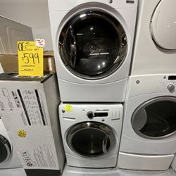 USED GE WASHER AND DRYER SET