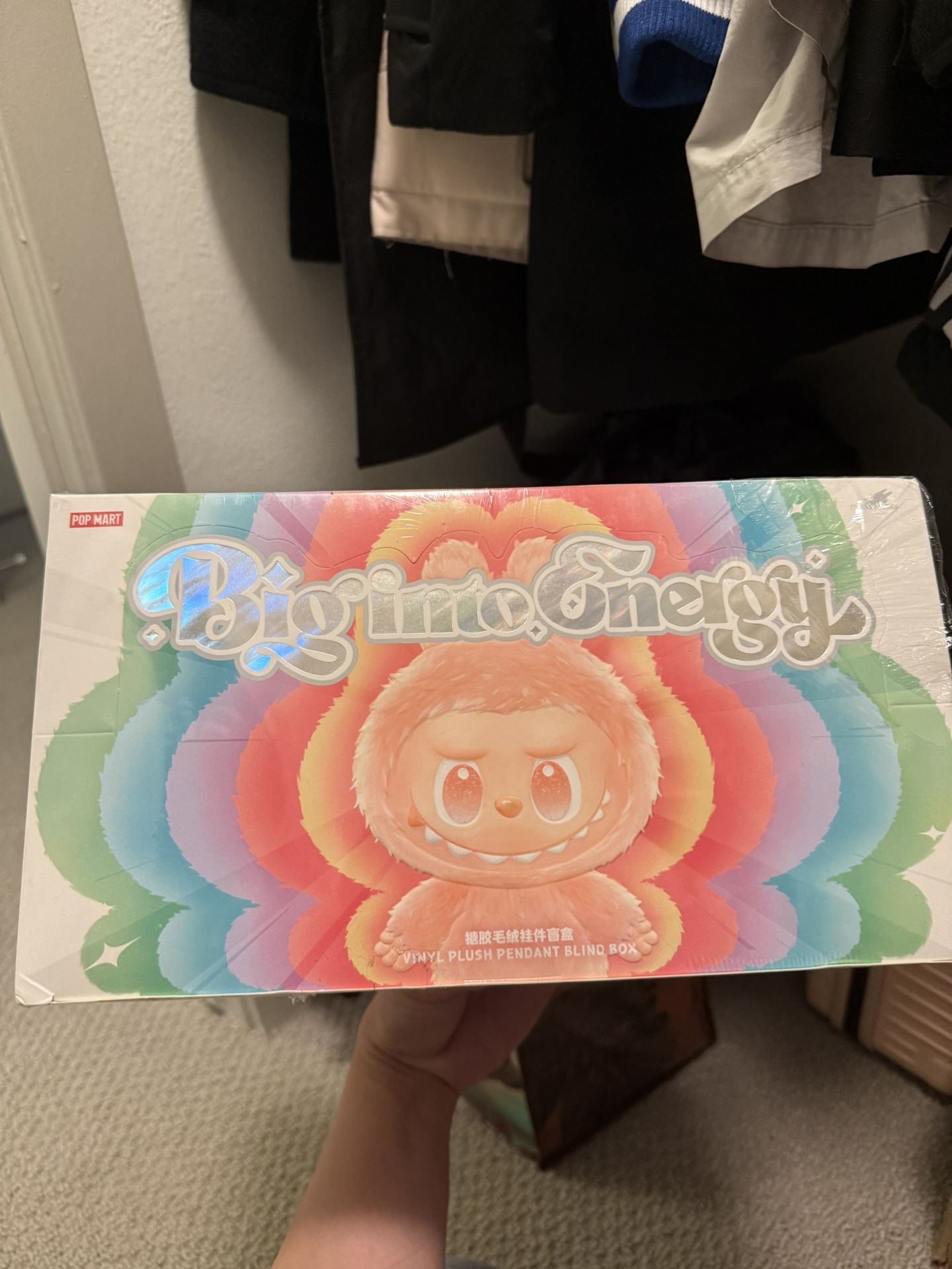 Labubu Big Into Energy case new unopened