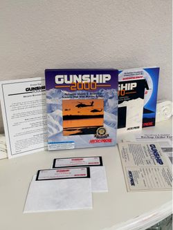 Gunship 2000: Philippine Islands & Antarctica (PC) - COMPLETE BIG BOX - 5.25