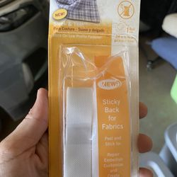 Sticky Back For fabrics 