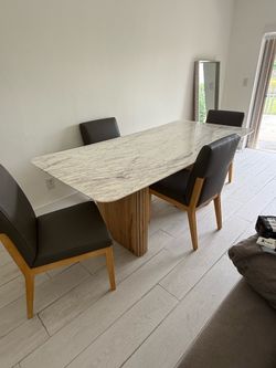 Marble dining table