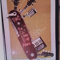 Thao & The Get Down Stay Down Concert Poster 2016 Pro Framed